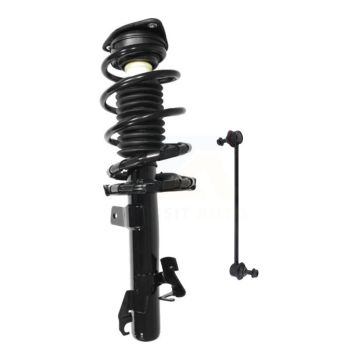Front Left Complete Shock Assembly And TOR Link Kit For Mazda 3 5 KSS-104719