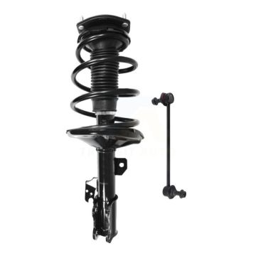 Front Left Complete Shock Assembly & TOR Link Kit For 2002-2003 Toyota Camry Lexus ES300 KSS-104731