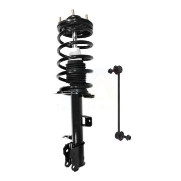 Front Left Complete Shock Assembly & TOR Link Kit For 2001-2004 Ford Escape Mazda Tribute KSS-104752