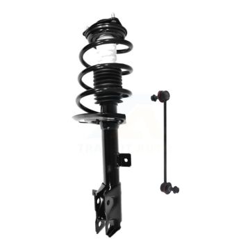 Front Left Complete Shock Assembly & TOR Link Kit For Jeep Dodge Caliber Patriot Compass KSS-104760