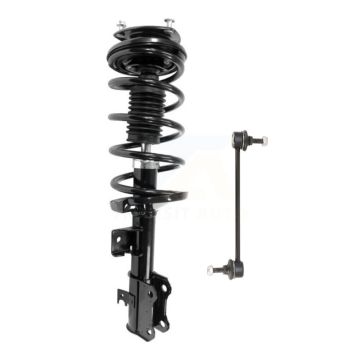 Front Right Complete Shock Assembly And TQ Link Kit For 2010-2013 Ford Transit Connect KSS-104813