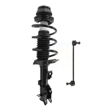 Front Right Complete Shock Assembly And TQ Link Kit For 2012-2017 Hyundai Accent Kia Rio KSS-104814