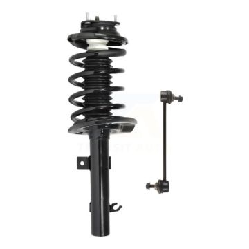 Front Right Shock Assembly TQ Link Kit For Ford Focus Excludes ST Models Sport Suspension KSS-104832