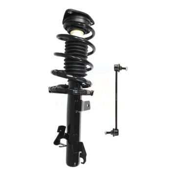 Front Right Complete Shock Assembly And TQ Link Kit For Mazda 3 Excludes MazdaSpeed Model KSS-104850