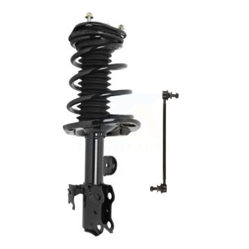 Front Right Complete Shock Assembly And TQ Link Kit For Toyota Prius V Scion tC KSS-104852