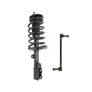 Front Right Shock Assembly & TQ Link Kit For 05-10 Toyota Sienna FWD AWD 8 Passenger Only KSS-104905