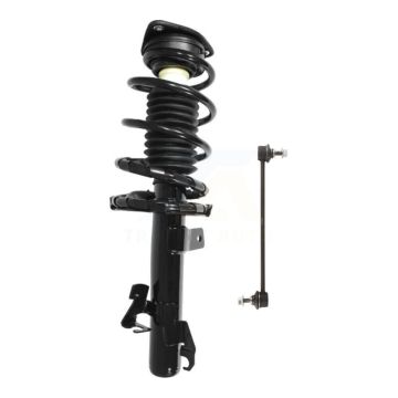 Front Right Complete Shock Assembly & TQ Link Kit For Mazda 3 5 Excludes MazdaSpeed Model KSS-104913