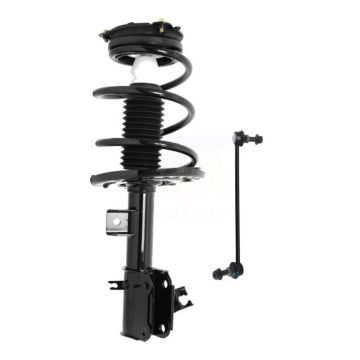 Front Right Shock Assembly & TQ Link Kit For 13-18 Nissan Altima Excludes Coupe V6 Engine KSS-104949