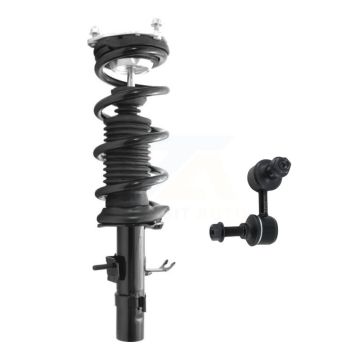 Front Right Complete Shock Assembly And TQ Link Kit For INFINITI G37 Q60 Coupe with AWD KSS-104953