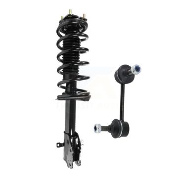 Front Right Complete Shock Assembly And TQ Link Kit For 2007-2012 Mazda CX-7 KSS-104956