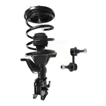 Front Right Complete Shock Assembly And TQ Link Kit For Honda Civic Acura EL KSS-104958