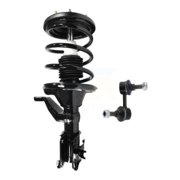 Front Right Complete Shock Assembly TQ Link Kit For Honda Civic Excludes Hybrid Si Models KSS-104959