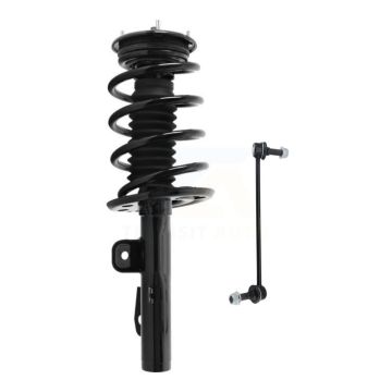 Front Right Shock Assembly And TQ Link Kit For Ford Taurus Excludes Turbo Charged Models KSS-104981