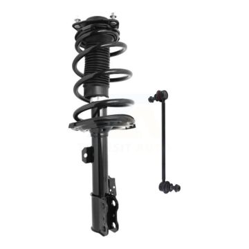 Front Right Shock Assembly And TOR Link Kit For 2011-2020 Toyota Sienna FWD Excludes AWD KSS-105003