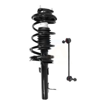Front Right Complete Shock Assembly And TOR Link Kit For Ford Focus Excludes SVT Models KSS-105107