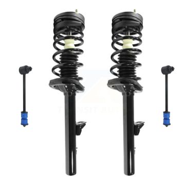 Rear Complete Shock Assembly & TOR Link Kit For Chrysler Intrepid Dodge 300M Concorde LHS KSS-105223