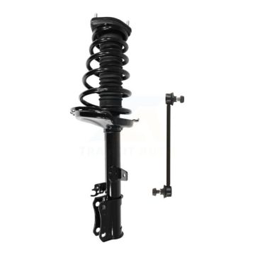 Rear Left Shock Assembly & TQ Link Kit For Lexus Toyota Highlander RX330 RX350 RX400h FWD KSS-105329