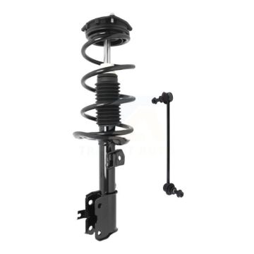 Front Left Complete Shock Assembly And TOR Link Kit For Nissan Rogue Select FWD KSS-105348