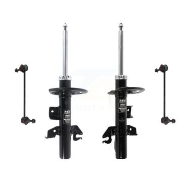 Front Strut And TOR Link Kit For 2014-2018 Jeep Cherokee AWD With Off Road Package KSS-106008