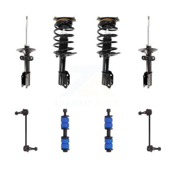 Front Rear Complete Suspension Strut & TOR Bar Link Kit For Chevrolet Impala KSS-107645