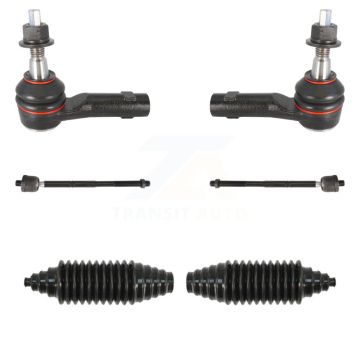 Front Steering Tie Rod End & Boot Kit For Ford F-150 Lincoln Mark LT RWD KTB-100075
