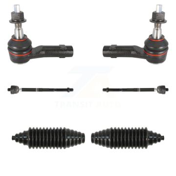 Front Steering Tie Rod End & Boot Kit For Ford F-150 Lincoln Mark LT 4WD KTB-100076