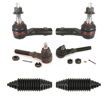 Front Steering Tie Rod End & Boot Kit For 2004 Ford F-150 4WD 11th Digit Of Vin Is C KTB-100870