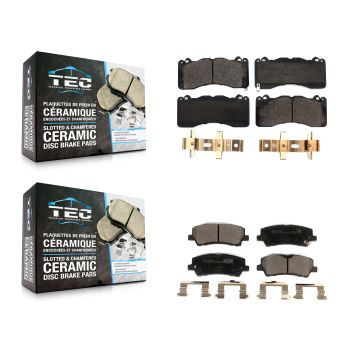 Front Rear Ceramic Brake Pads Kit For Ford Mustang KTC-100593
