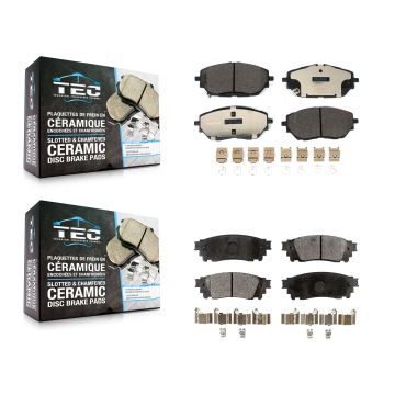 Front Rear Ceramic Brake Pads Kit For Toyota C-HR KTC-100597