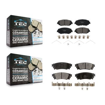 Front Rear Ceramic Brake Pads Kit For Toyota RAV4 Camry C-HR Corolla Cross Lexus Venza KTC-100600