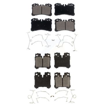 Front Rear Ceramic Brake Pads Kit For Lexus LS460 LS500 LS600h Toyota Mirai LS500h KTC-100609