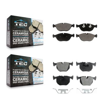 Front Rear Ceramic Brake Pads Kit For BMW Z8 750iL KTC-100615