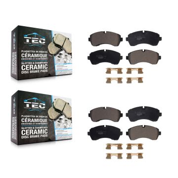 Front Rear Ceramic Brake Pads Kit For Workhorse Custom Chassis W42 P32 KTC-100627