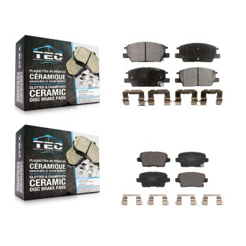 Front Rear Ceramic Brake Pads Kit For Buick Regal Sportback KTC-100650