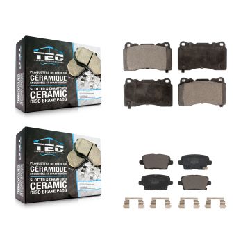 Front Rear Ceramic Brake Pads Kit For Buick Regal Sportback KTC-100651