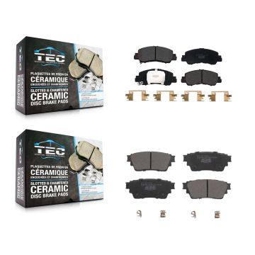 Front Rear Ceramic Brake Pad Kit For Mitsubishi Eclipse Cross With Electric Parking KTC-100660
