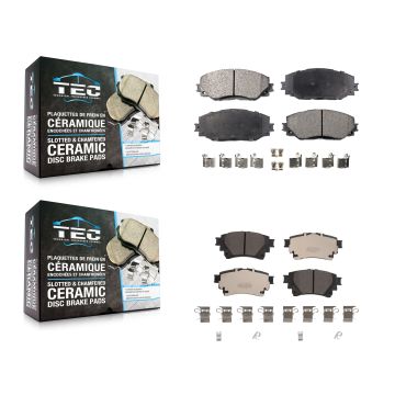 Front Rear Ceramic Brake Pad Kit For 2019 Toyota Corolla 1.8L With Electric Parking KTC-100662