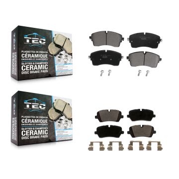 Front Rear Ceramic Brake Pads Kit For Land Rover Discovery Range KTC-100672