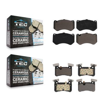 Front Rear Ceramic Brake Pads Kit For Mercedes-Benz C63 AMG S KTC-100682