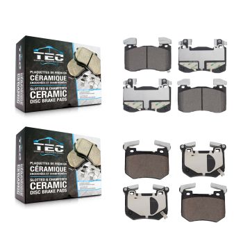 Front Rear Ceramic Brake Pads Kit For Genesis G70 Kia Stinger KTC-100687