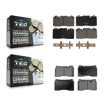 Front Rear Ceramic Brake Pads Kit For Chevrolet Corvette Camaro KTC-100701