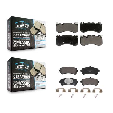 Front Rear Ceramic Brake Pads Kit For 2013-2014 Mercedes-Benz SL63 AMG SL65 KTC-100709