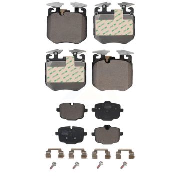 Front Rear Ceramic Brake Pads Kit For BMW X5 X7 540i xDrive X6 750i M550i 740e Alpina B7 KTC-100711