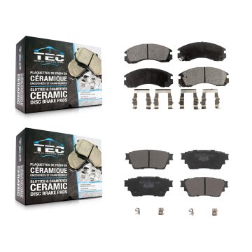 Front Rear Ceramic Brake Pads Kit For Mitsubishi Outlander PHEV KTC-100719