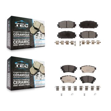 Front Rear Ceramic Brake Pad Kit For 2020-2022 Toyota Corolla With Electric Parking KTC-100745
