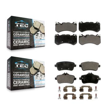Front Rear Ceramic Brake Pads Kit For 2014-2016 Mercedes-Benz GL63 AMG KTC-100749