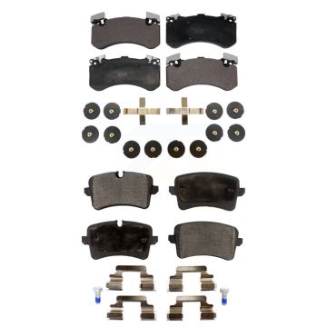 Front Rear Ceramic Brake Pads Kit For Audi S6 S7 A8 Quattro S8 KTC-100780