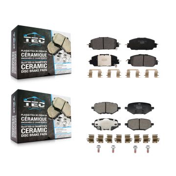Front Rear Ceramic Brake Pads Kit For Honda HR-V Clarity KTC-100790