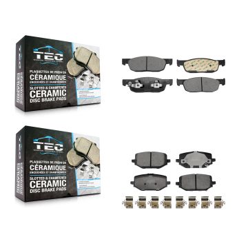 Front Rear Ceramic Brake Pads Kit For 2022-2024 Acura MDX 3.5L KTC-100794