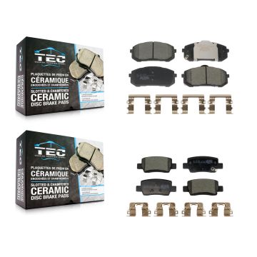 Front Rear Ceramic Brake Pads Kit For Hyundai Elantra With Electric Parking KTC-100800